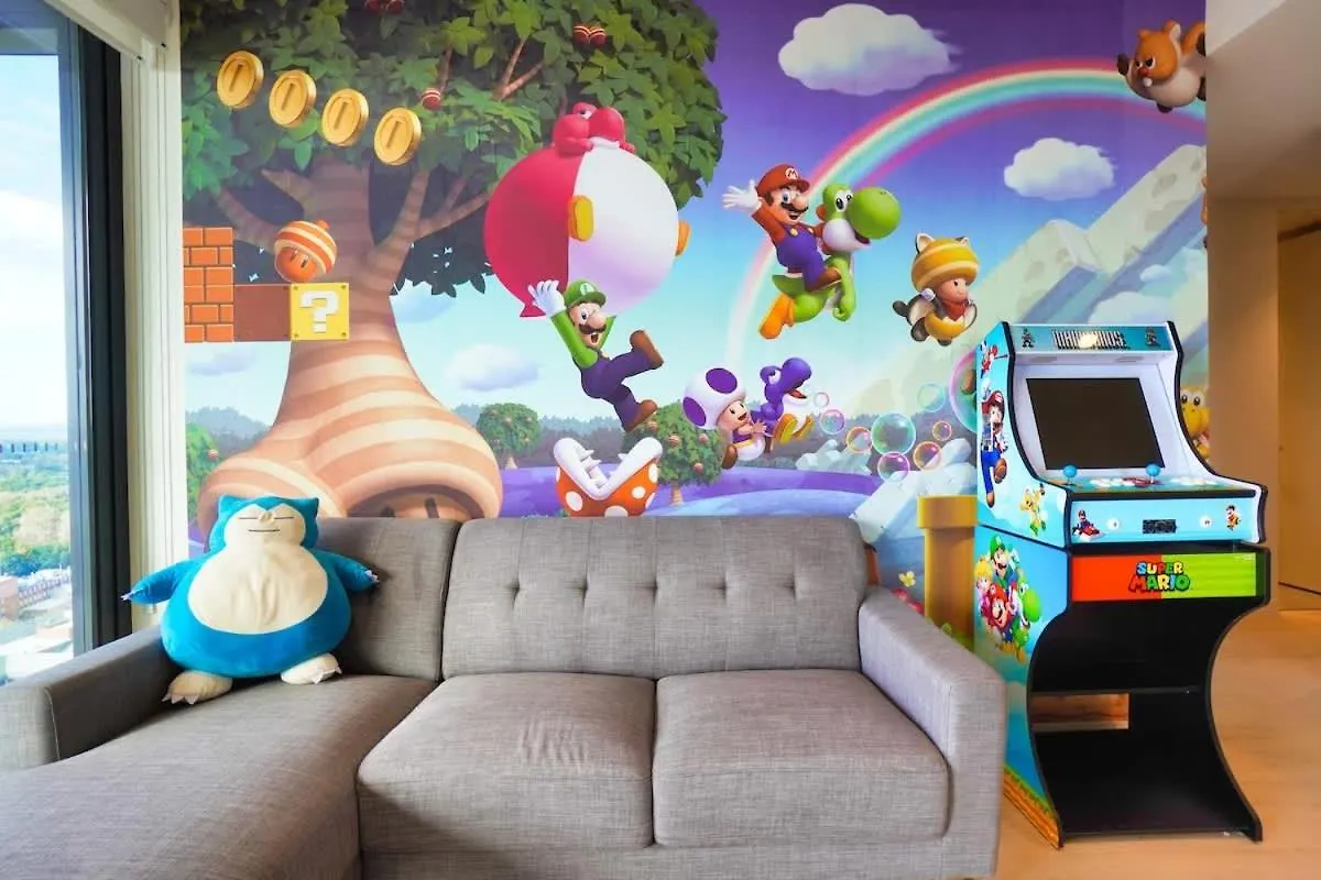 Apartment Nintendo Theme-Adelaide Cbd-King Bed-Gym-Bbq
