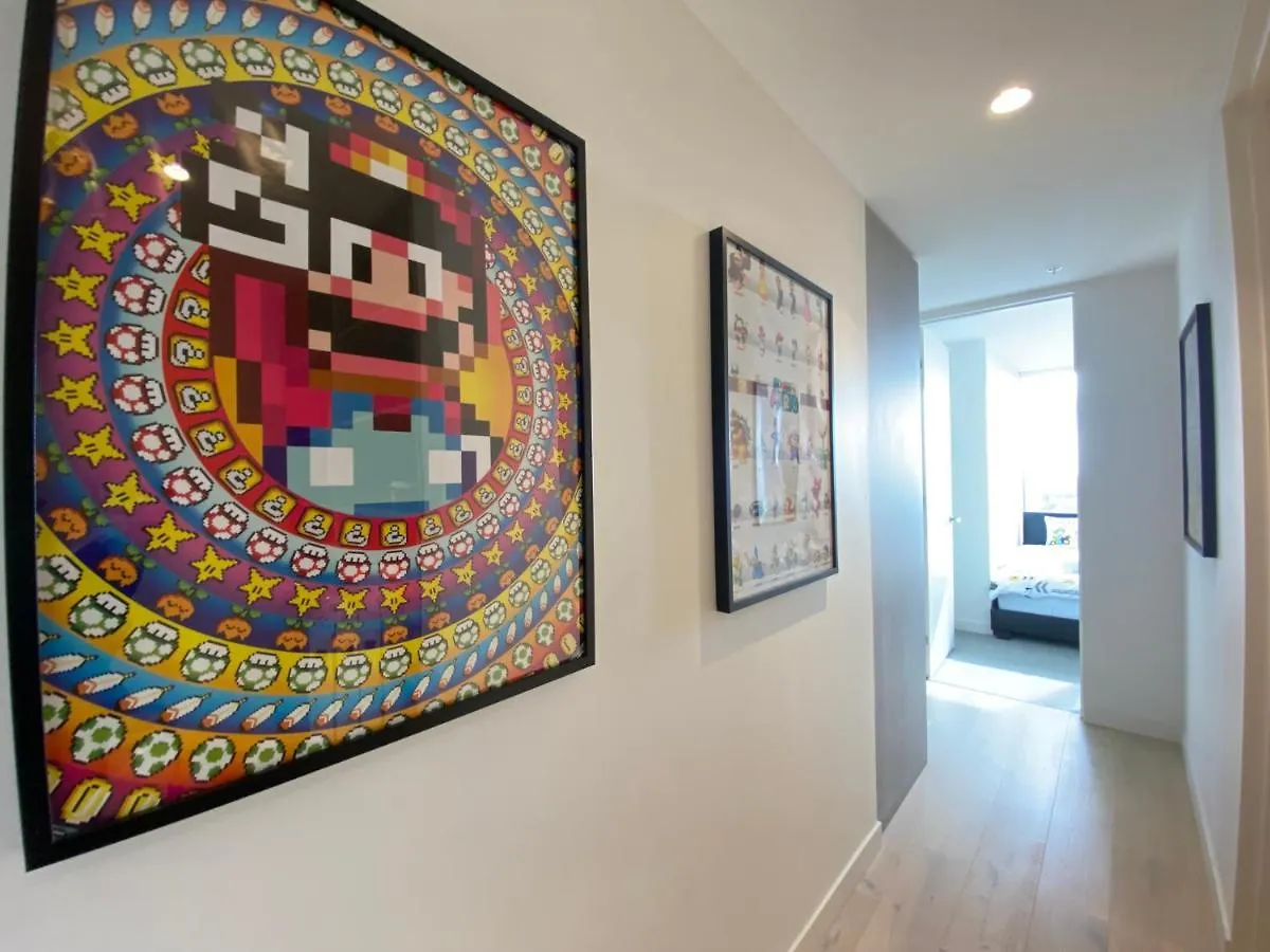 Appartamento Nintendo Theme-Adelaide Cbd-King Bed-Gym-Bbq