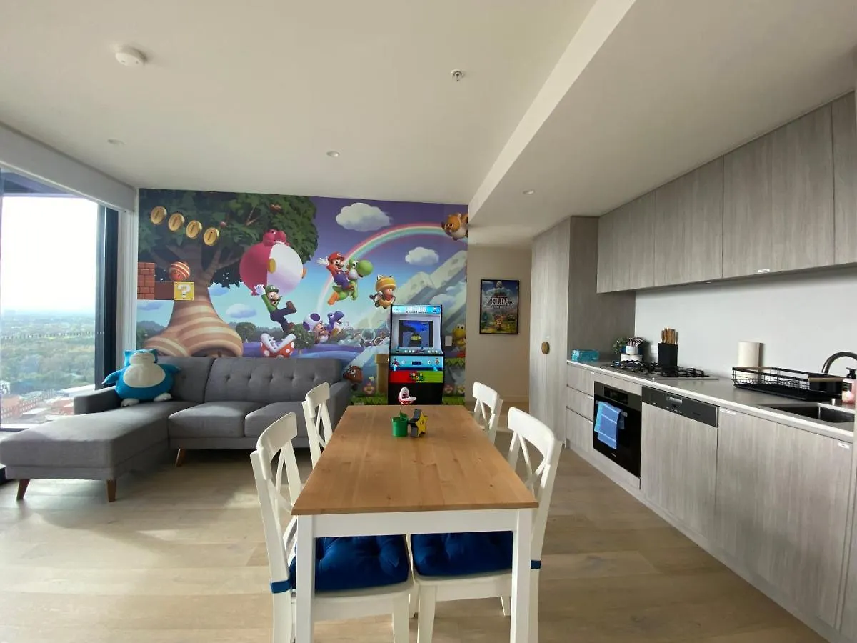 Nintendo Theme-Adelaide Cbd-King Bed-Gym-Bbq