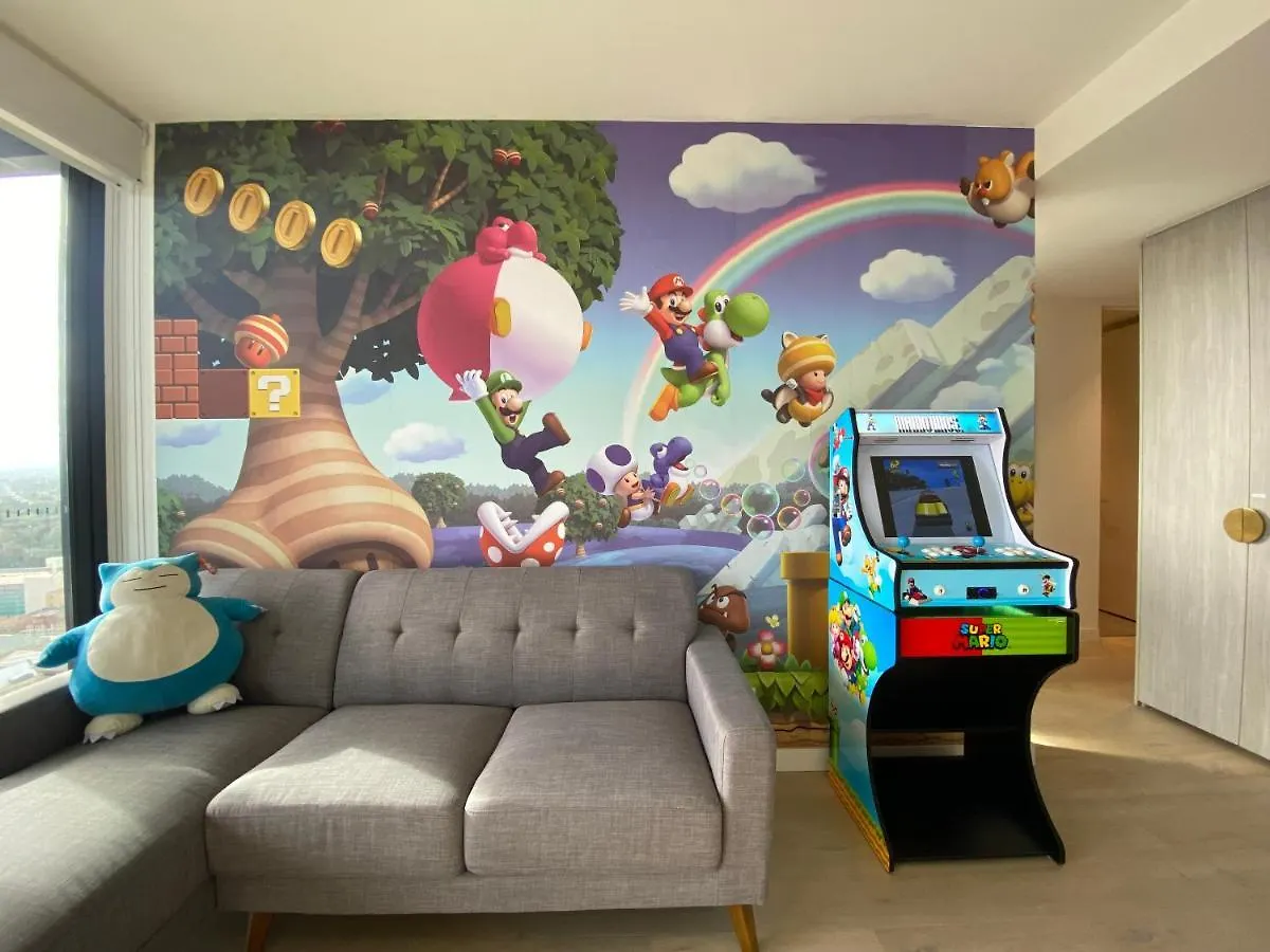 Nintendo Theme-Adelaide Cbd-King Bed-Gym-Bbq