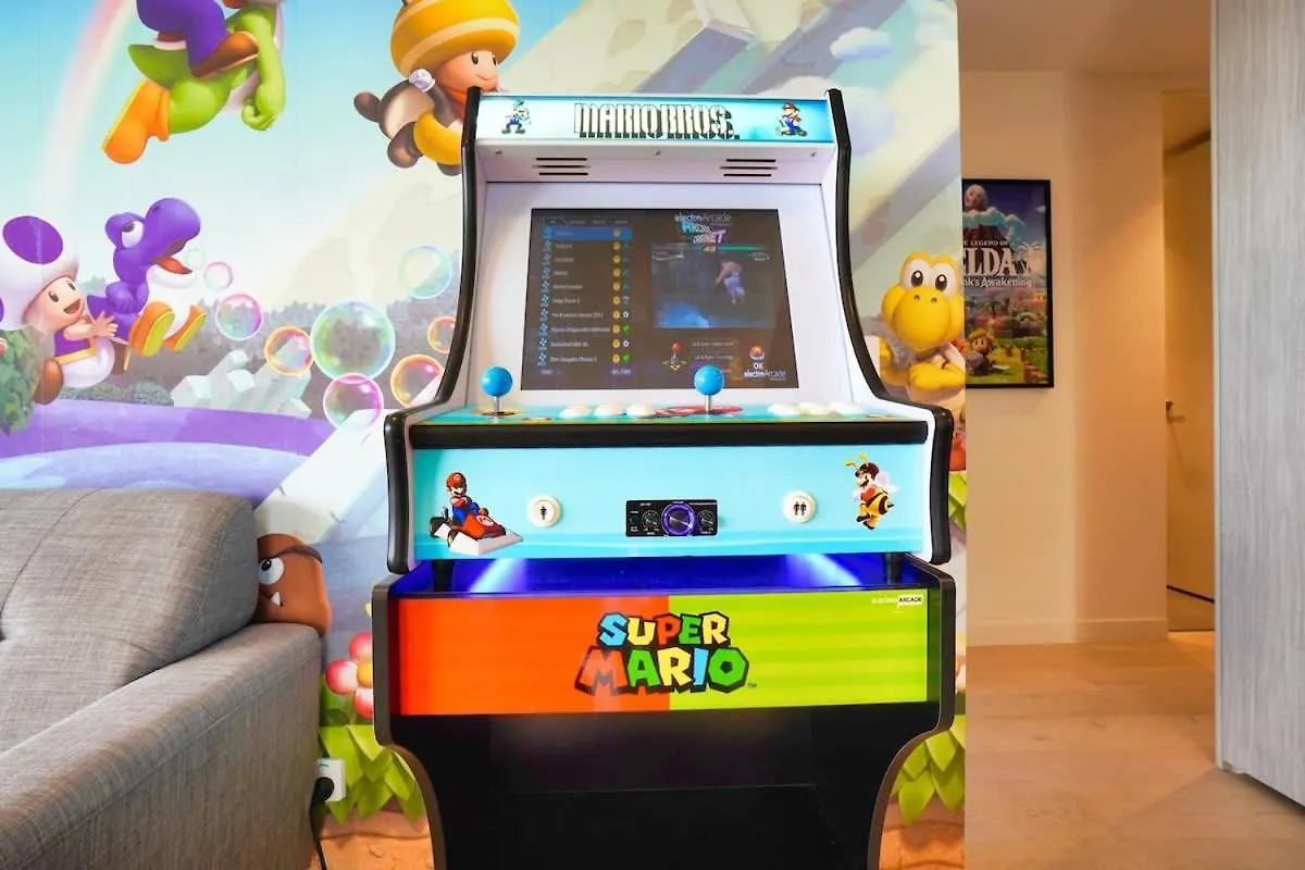 Nintendo Theme-Adelaide Cbd-King Bed-Gym-Bbq